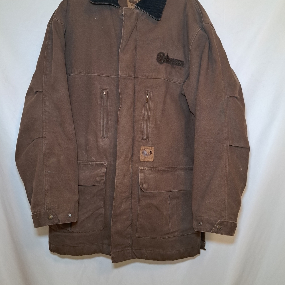 Berne Canvas Barn Men's Brown Field Jacket Size L